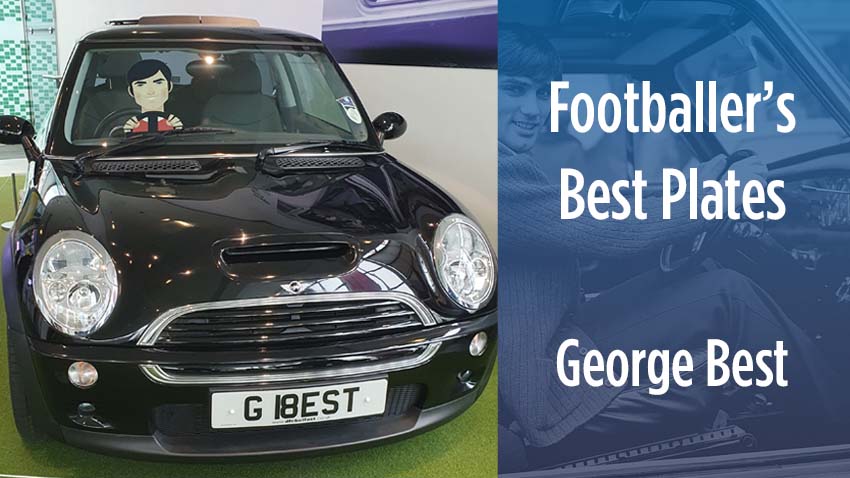 George Best Mini with private number plate G18 EST