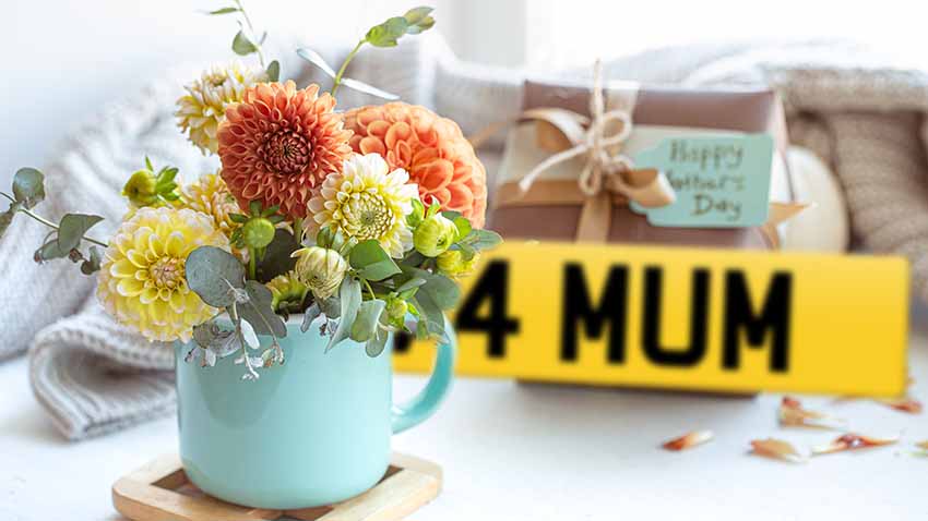 Mother's Day number plates