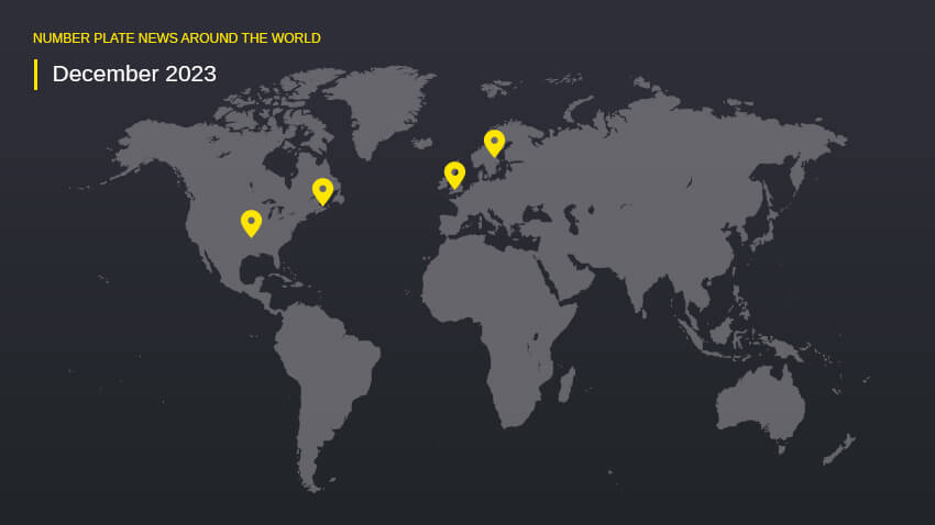 Number plate news around the world, December 2023