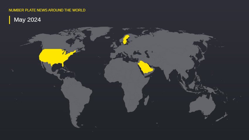 Number plate news around the world, May 2024