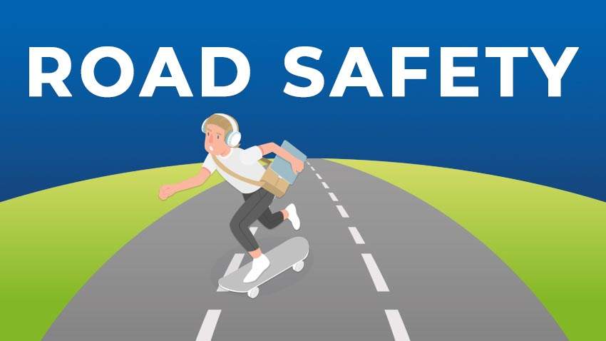 Road safety illustration