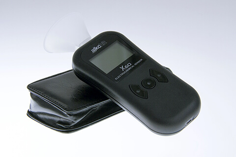 A digital alcohol breathalyzer