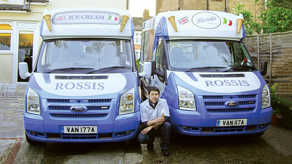 Rossi's cool ice cream plates