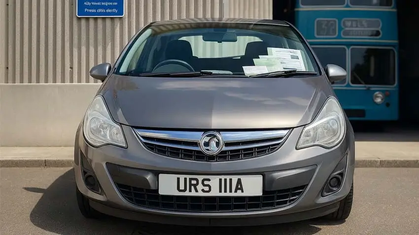 URS 11A number plate