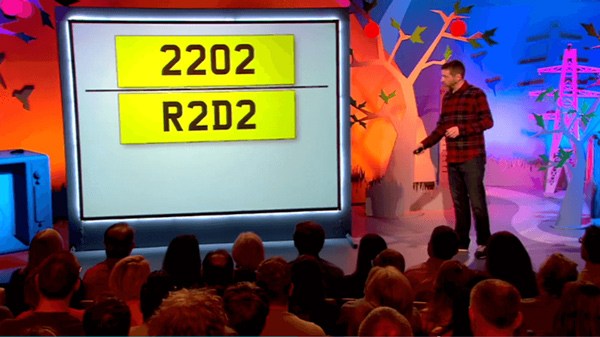 Dave Gorman and R2 D2
