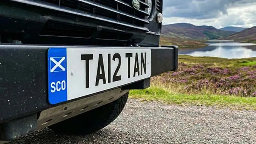 Scottish pride on the road