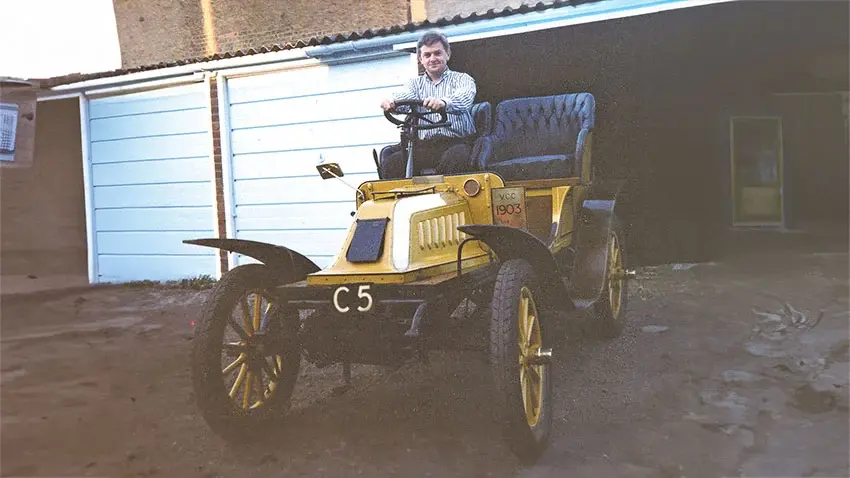 Managing Director Tony Brown with C 5