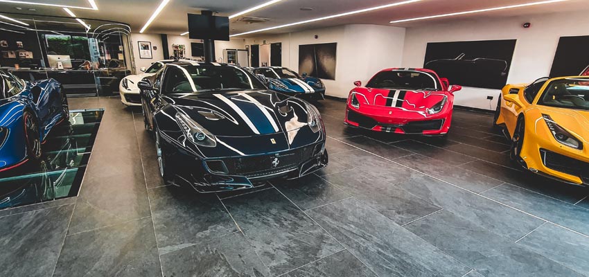 Assortment of Ferraris