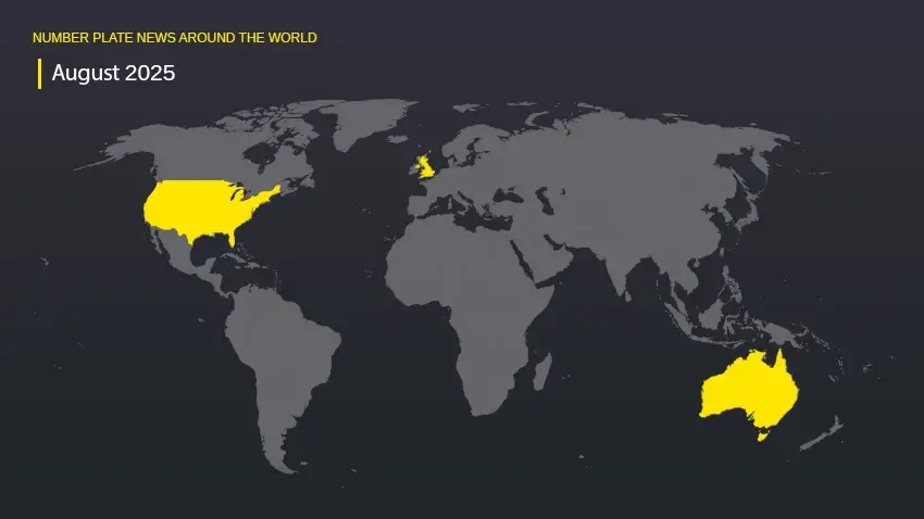 World and UK number plates news: August 2025