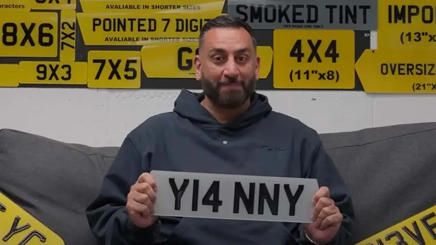 Yiannimize's numberplate video swamps Regtransfers website!