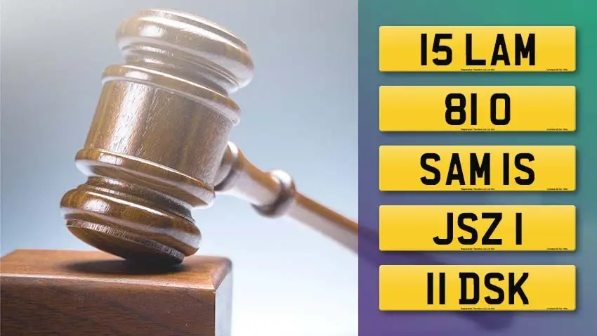 DVLA online auction report for January 2026 - Regtransfers