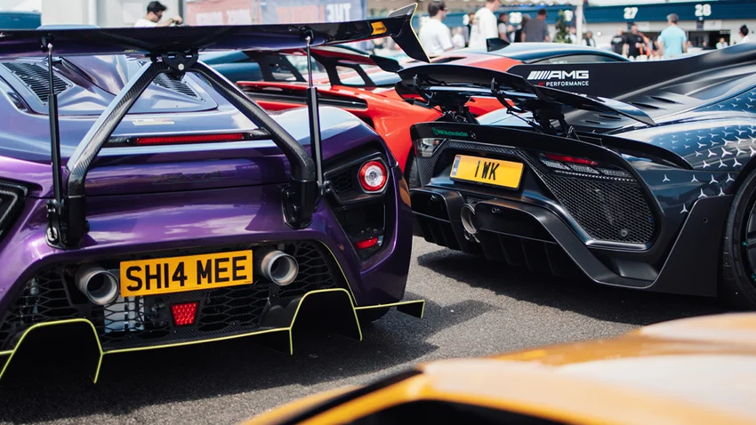 Regtransfers personal number plate car feature