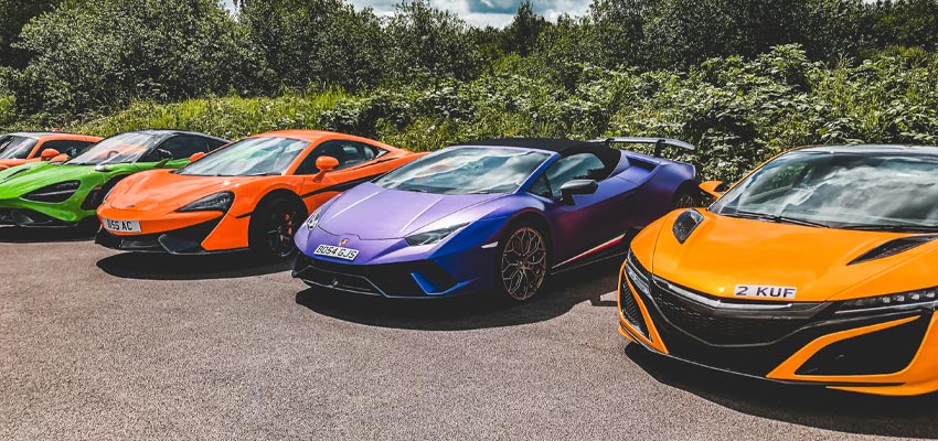 McLaren and Lamborghini 