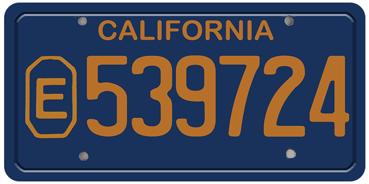 The number plate 539724 from the movie Speed