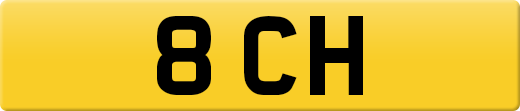 Private number plate 8 CH