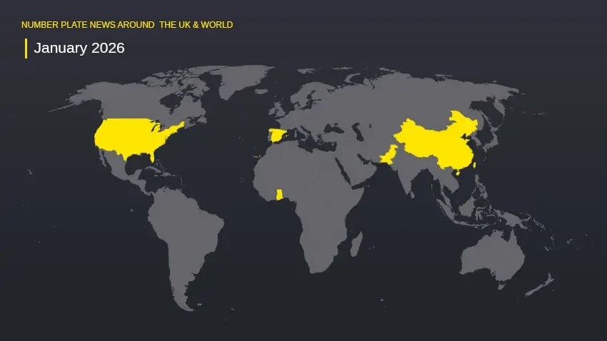 World number plates news: January 2026