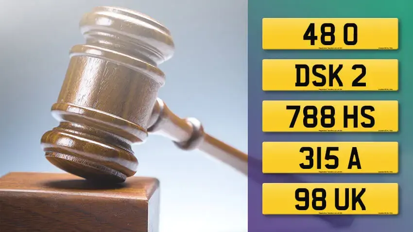 DVLA auction report for October 2026 - Regtransfers