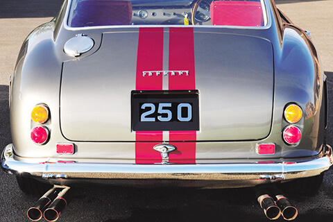 John Collins' private number plate 25 O