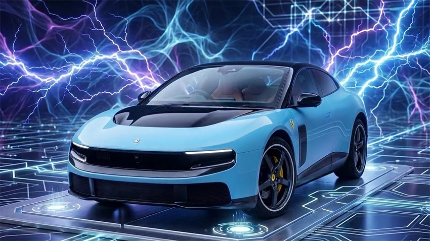 Why Ferrari's new electric car erased £4bn from their…