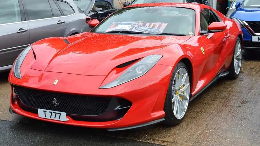 T 777 number plate