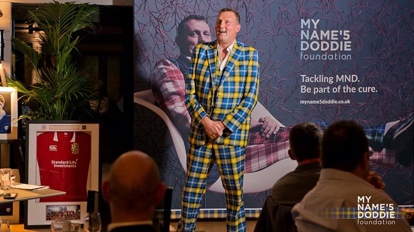 Doddie Weir event photograph