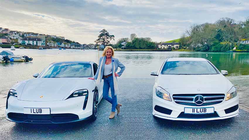 Amanda Lubrani with her personal plates