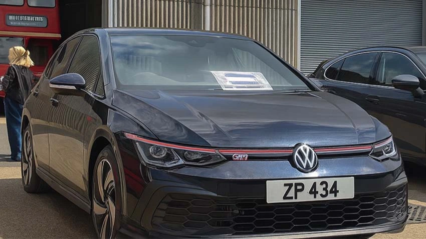 ZP 434 number plate