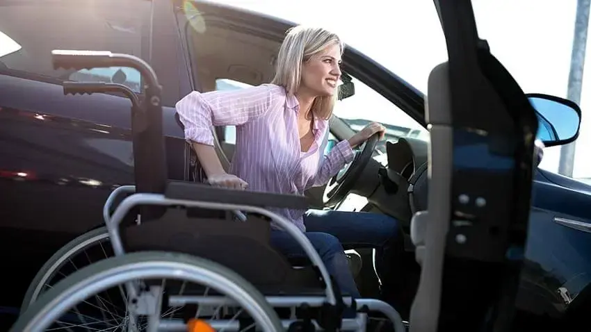 Driver of a Motability vehicle