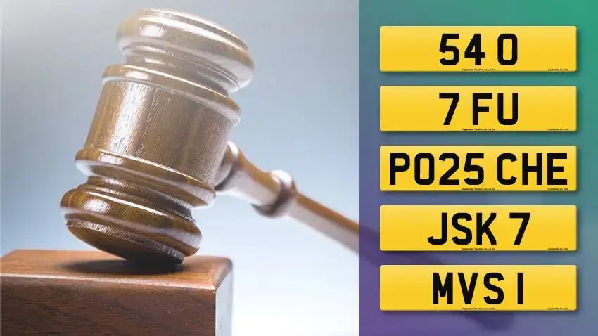 DVLA auction report for May 2025 - Regtransfers