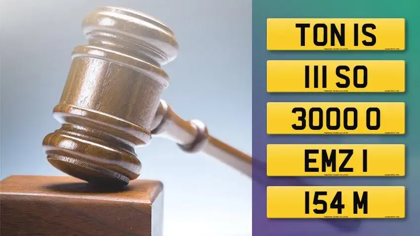 DVLA auction report for November 2025 - Regtransfers