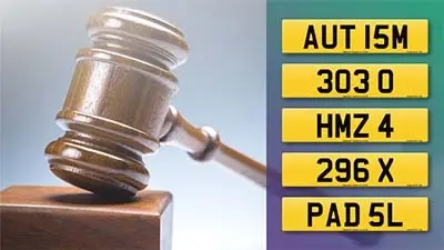 Visit the DVLA Auction report for October 2025