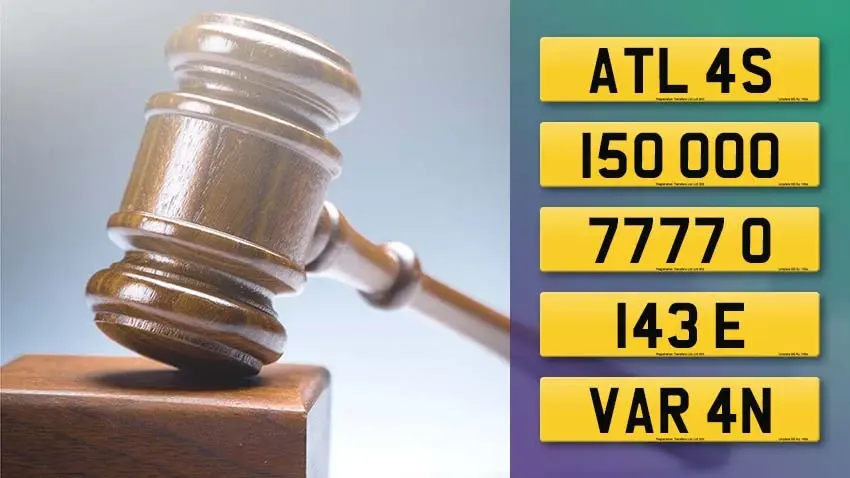DVLA auction February 2026