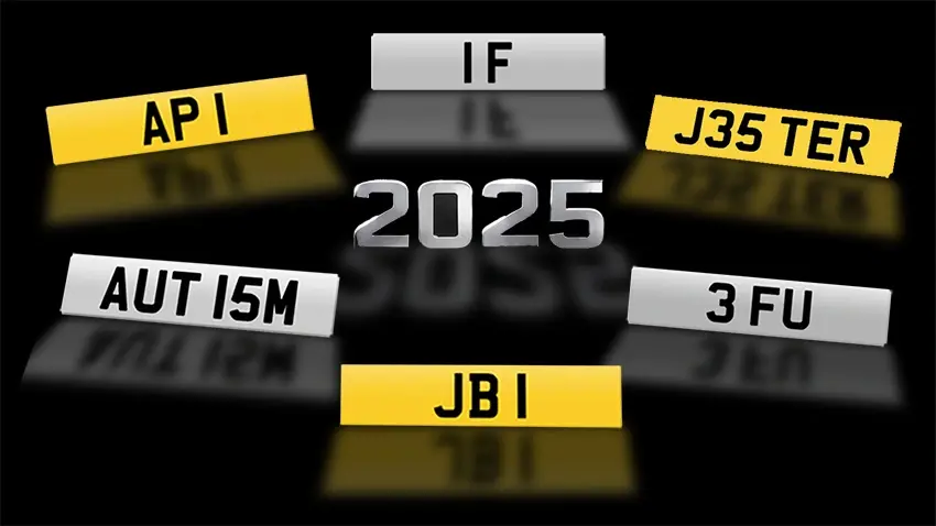 The year in number plates: a look back at 2025
