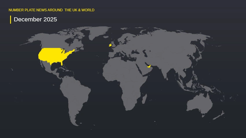 World number plates news: December 2025