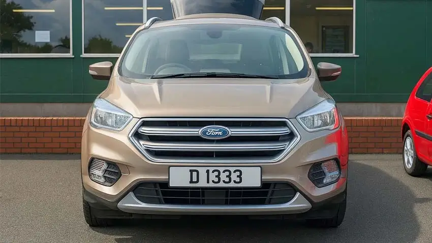 D 1333 number plate
