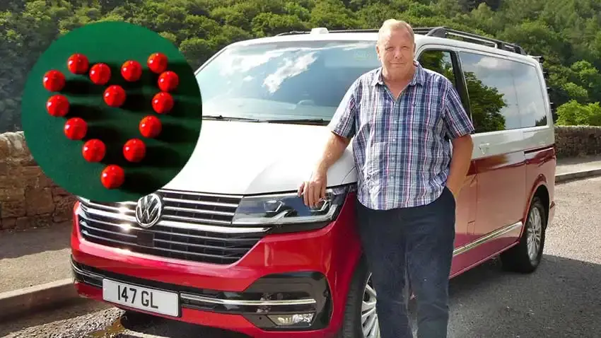 Geoff Large with registration 147 GL