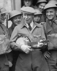 George Formby with the Army in France, 1940
